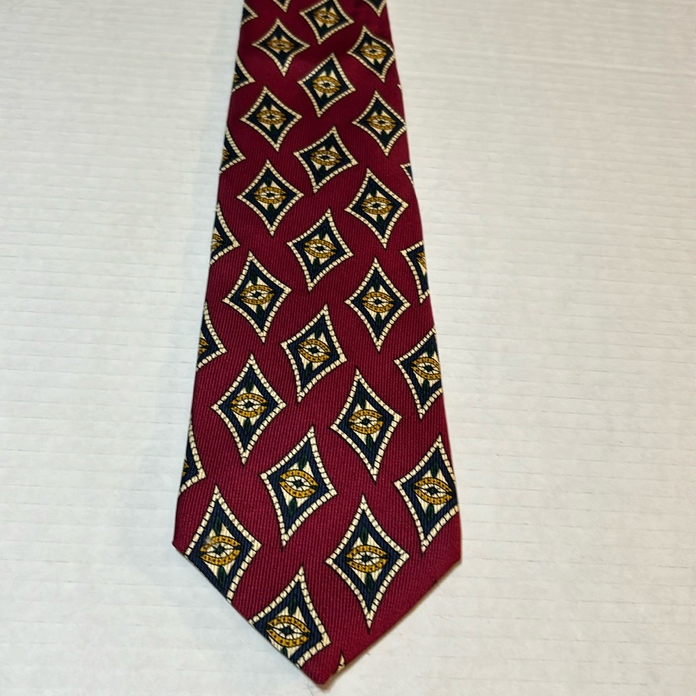 SADDLEBRED Silk Red Tie 55”